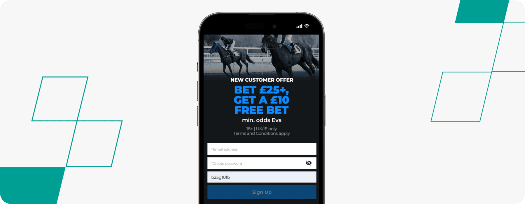 screenshot of rhino.bet sports welcome offer