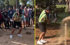 LIV golfer completely loses it with expletive meltdown after disastrous hole in Australia