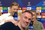 Carragher was living his best life with the Borussia Dortmund fans