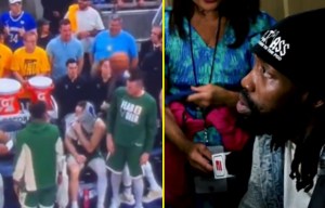 NBA fans want Patrick Beverley suspended after he throws ball and hits woman in stands